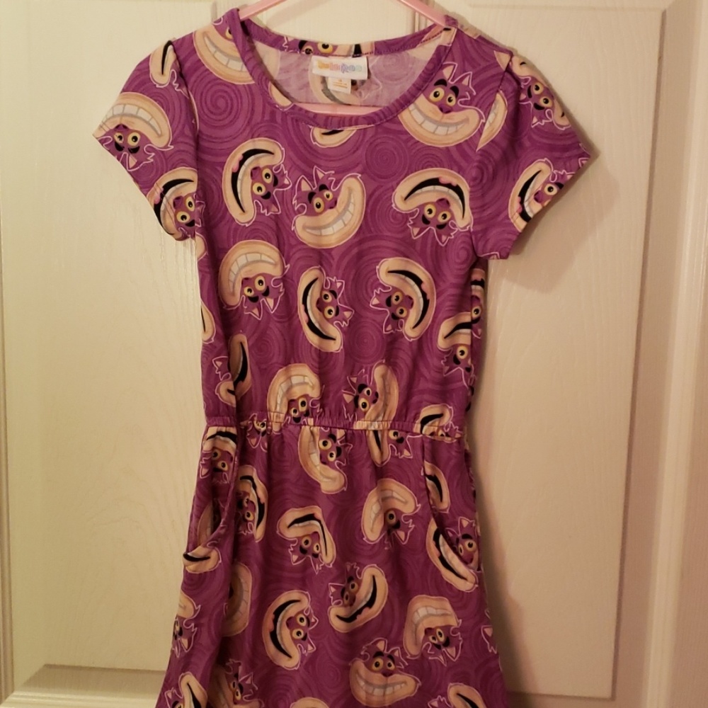 Lularoe Disney Chesire Cat Mae dress